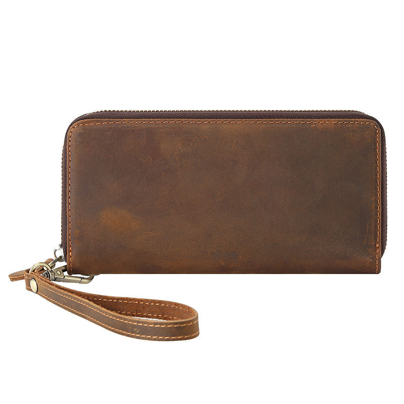 Valut Forge Men’s Vintage Leather Long Wallet