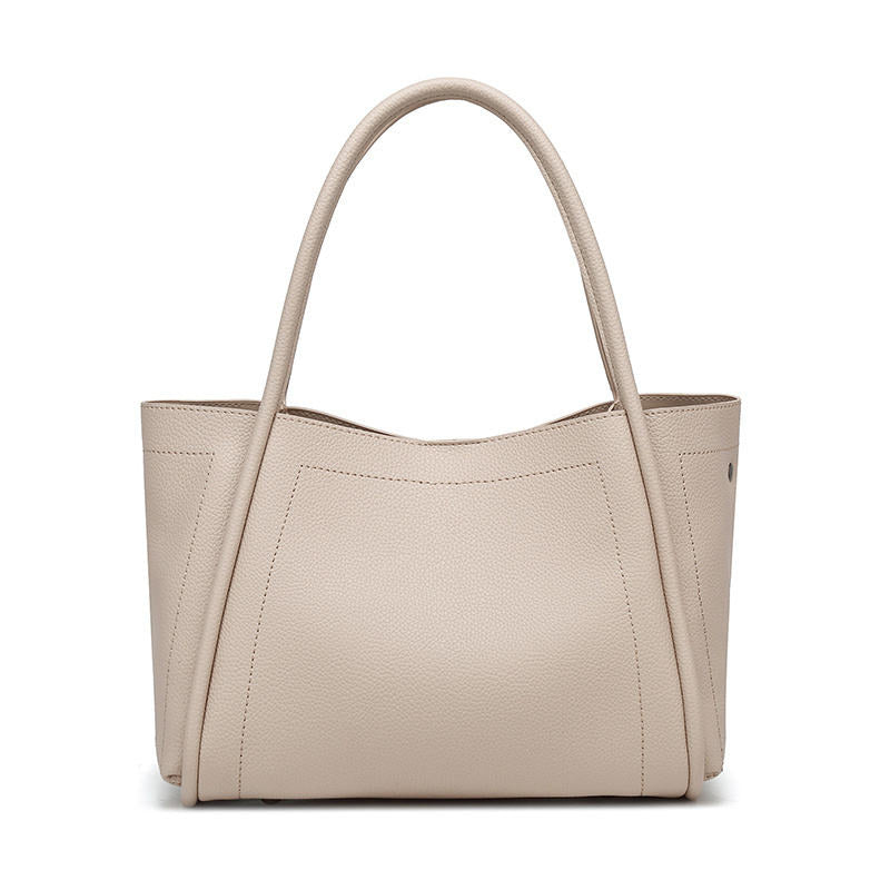 VAULT FORGE Lichee Vegan Leather Bucket Bag