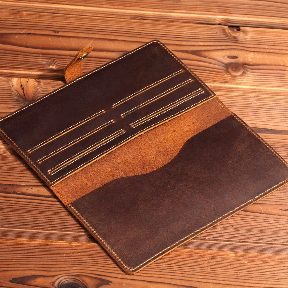 VAULT FORGE Crazy Horse Leather Long Wallet
