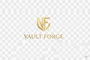 VAULT FORGE Logo with Transparent Background